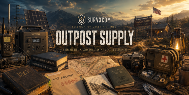 SURVXCOM Outpost Supply thumbnail for field-ready preparedness, emergency communications, and resilience resources