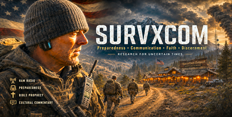 SURVXCOM About thumbnail representing the mission, platform, research ecosystem, public trust, preparedness, and Christian discernment