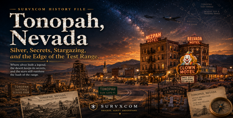 Tonopah, Nevada: Silver, Secrets, Stargazing, and the Edge of the Test Range